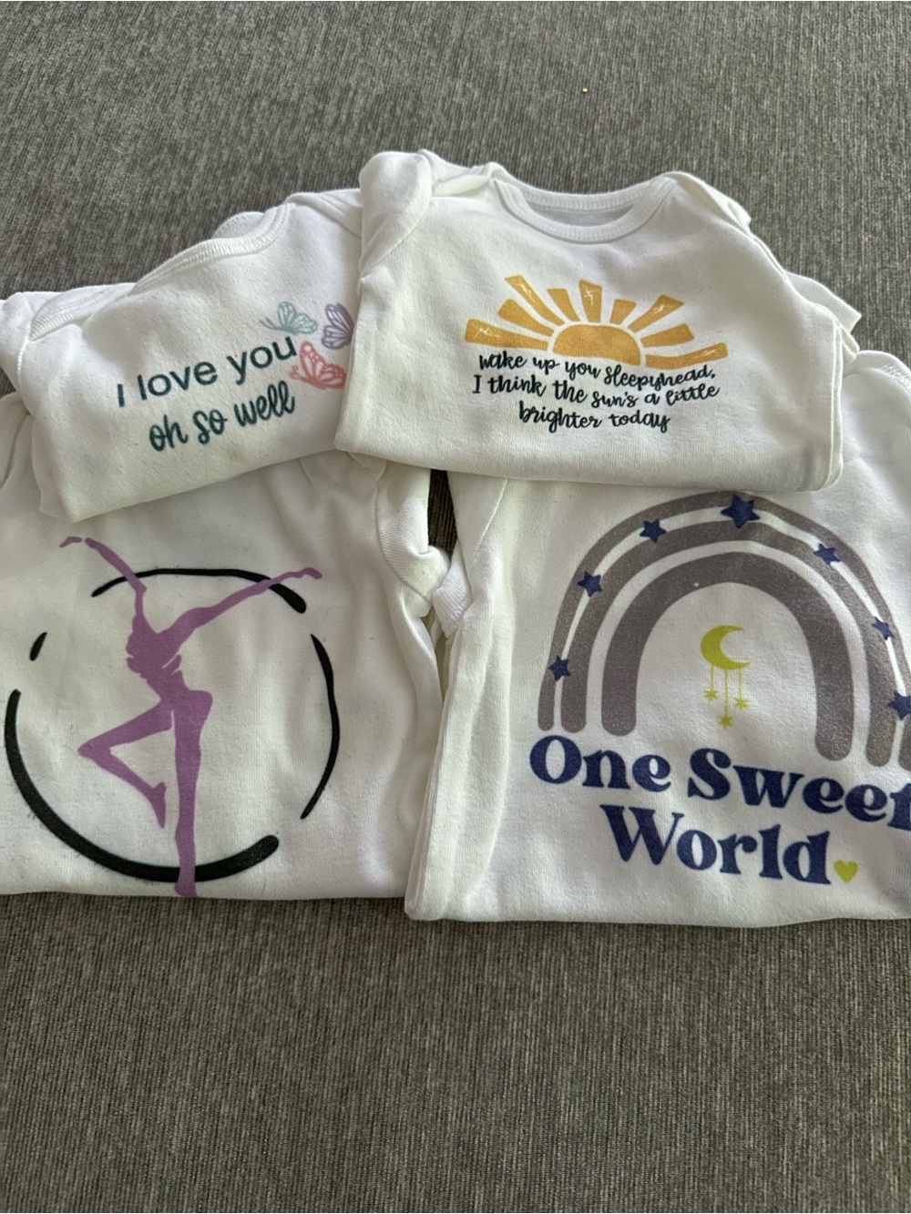 Dave Matthew’s Band (DMB) Bundle of Handmade Bodysuits - 4 pieces
